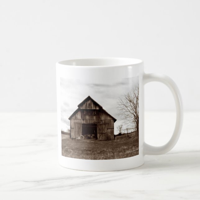 Taza De Café Old Kentucky Tobacco Barn (Derecha)