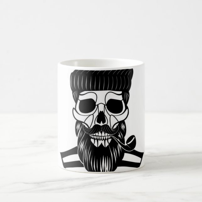 Taza De Café Old Sailor Skull Mug (Centro)