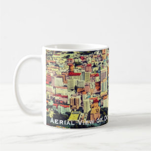 Taza De Café Oldschool Miami, FL (Centro de la década de 1960) 