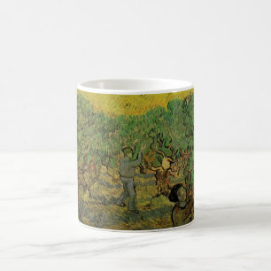 Taza De Café Olivar con Figuras Cosechando, Vincent van Gogh