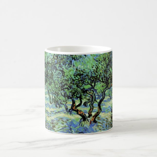 Taza De Café Olivar por Vincent van Gogh (Centro)