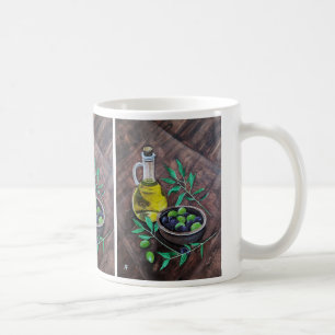 Taza De Café Olivas de Andalucía Pintura de Alfred Fox