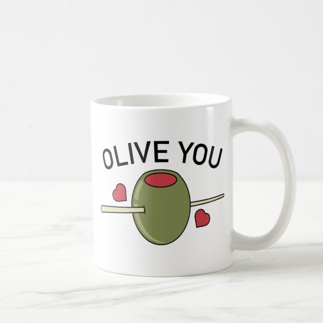 Taza De Café Olive You (Derecha)