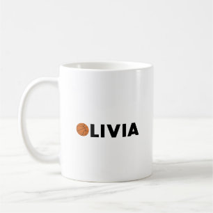Taza De Café Olivia Basketball