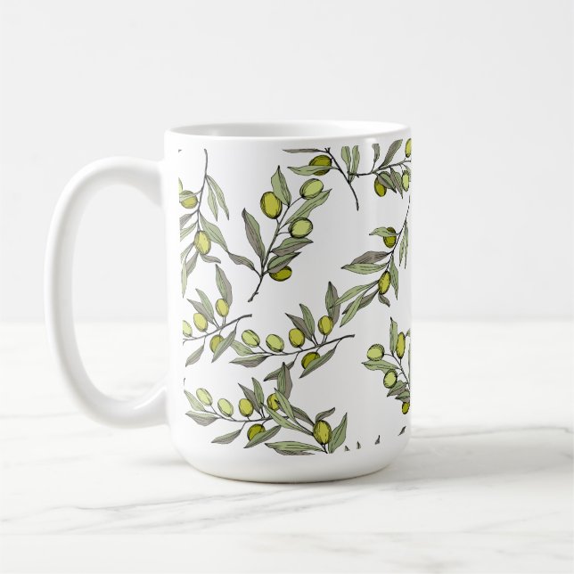 Taza De Café Olivo verde (Izquierda)