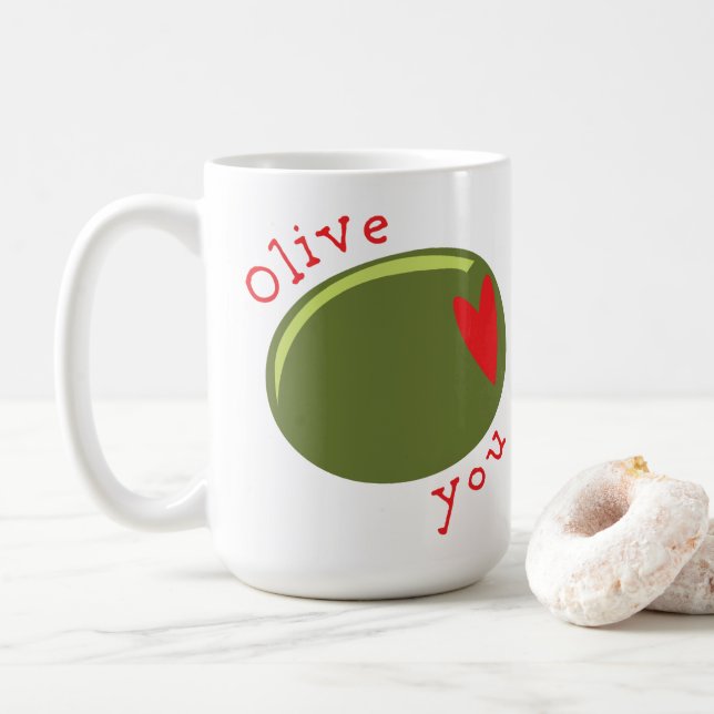 Taza De Café Olivos (Con donut)