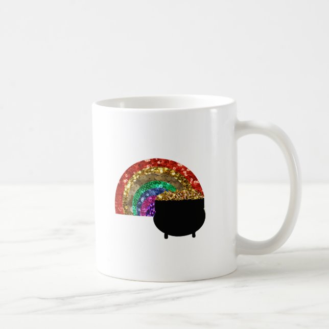 Taza De Café olla de arcoiris o oro (Derecha)