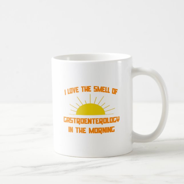 Taza De Café Olor a gastroenterología en la mañana (Derecha)