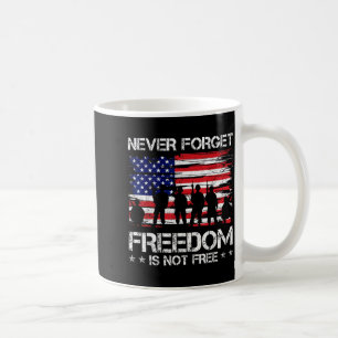 Taza De Café Olvidar la libertad no es el Día de los Caídos Vet