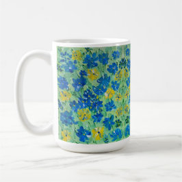 Taza De Café Olvidar-No-Floral Café Mug