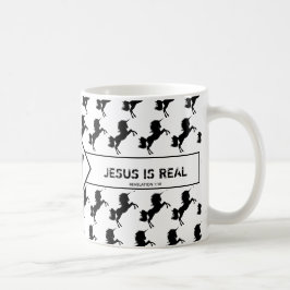 Taza De Café OLVIDAR UNICORNS JESUS ES UN VERDADERO Monograma c