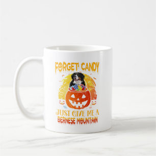 Taza De Café Olvídate de Candy Dame Bernese Mountain Halloween