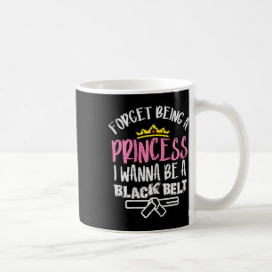 Taza De Café Olvídate de la princesa que quiero ser negro Karat