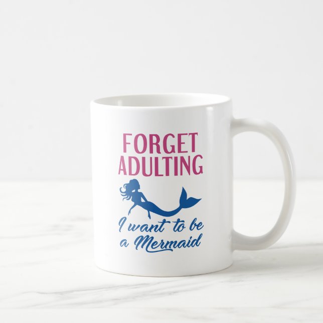 Taza De Café Olvídate de la sirena aduladora (Derecha)