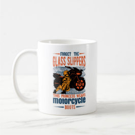Taza De Café Olvídate de los botes de moto de la princesa de la