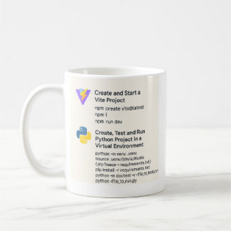 Taza De Café Olvidé cómo Vite/Python