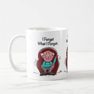 Taza De Café Olvidé Lo Que Olvidé Mug
