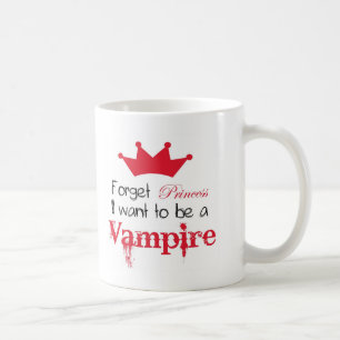 Taza De Café Olvide que princesa I quiere ser un vampiro