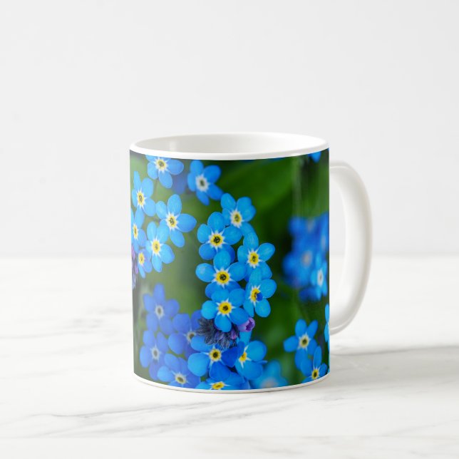 Taza De Café Olvídenme, no es café floral (Anverso derecho)
