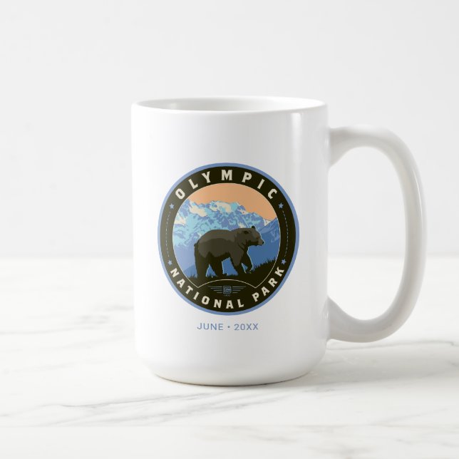 Taza De Café Olympic National Park (Derecha)