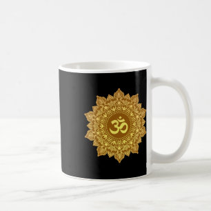 Taza De Café Om Símbolo Mandala Geometría Sagrada Zen Yoga Medi