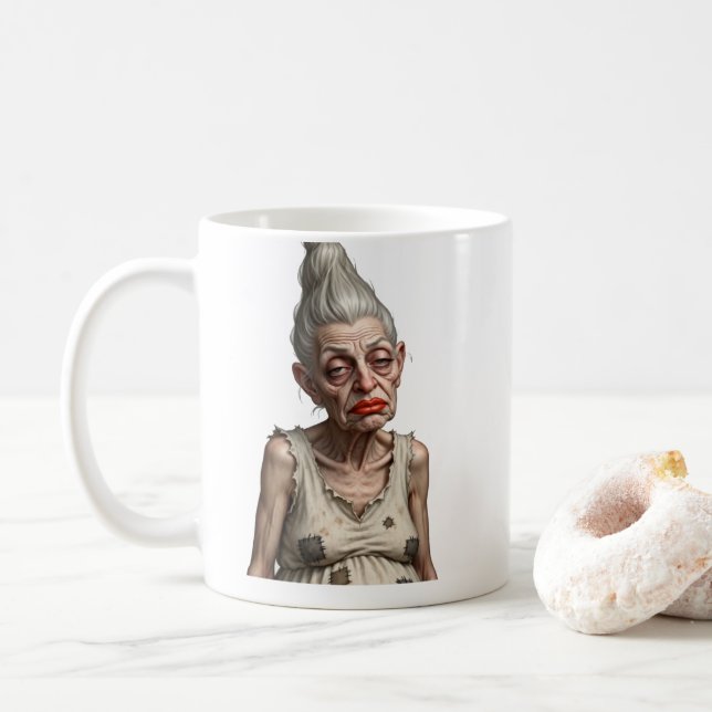 Taza De Café Oma ist müde (Con donut)