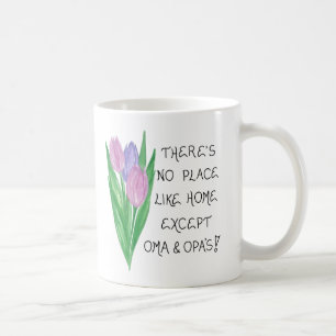 Taza De Café Oma Opa Mug - Cita sobre el abuelo y la abuela