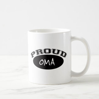Taza De Café Oma orgulloso (negro)
