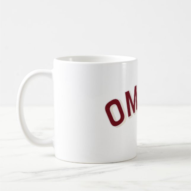 Taza De Café Omaha, Arco Vintage de Nebraska (Izquierda)