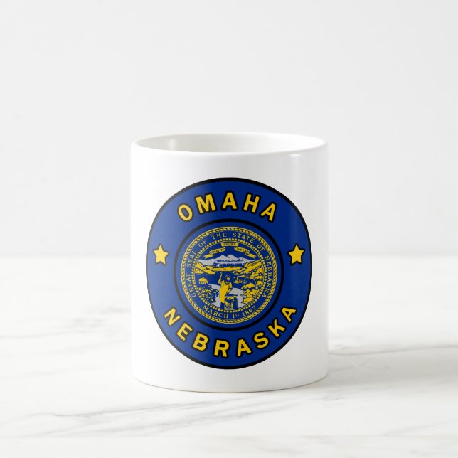 Taza De Café Omaha Nebraska (Centro)