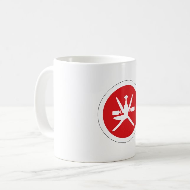 Taza De Café Oman roundel (Anverso izquierdo)