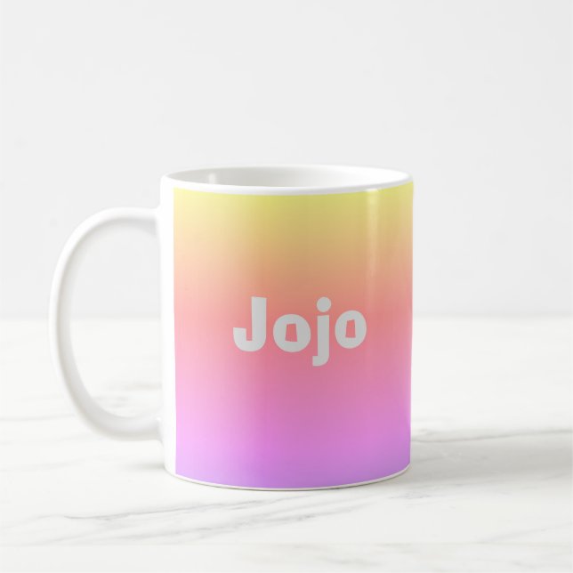 Taza De Café Ombre 4Jojo colorido (Izquierda)