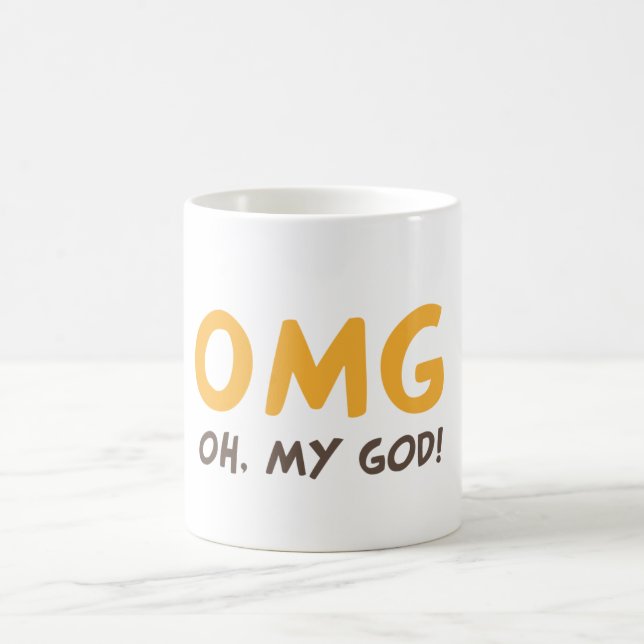 Taza De Café OMG - ¡Oh mi dios! (Centro)