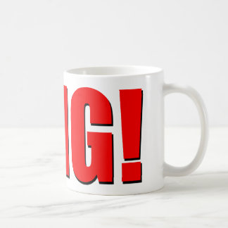 Taza De Café ¡OMG! rojo