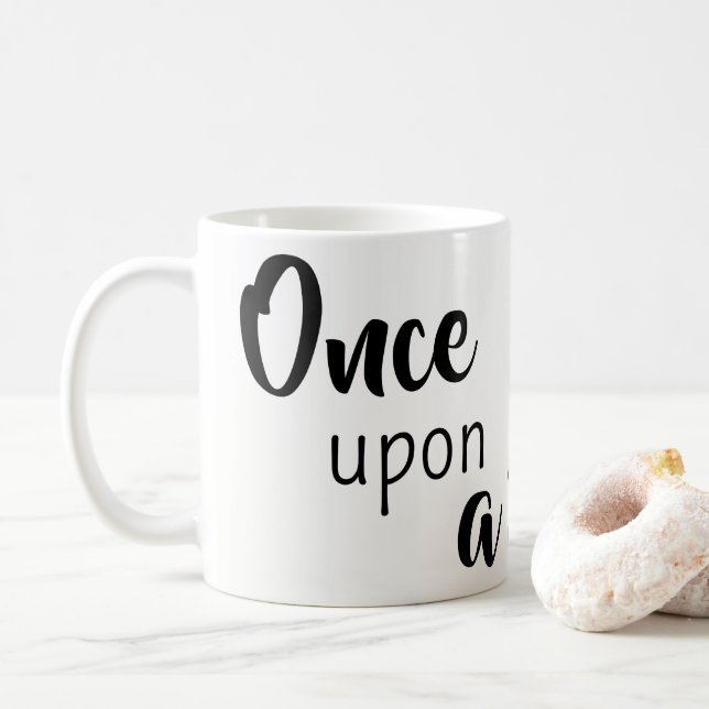 Taza De Café Once Upon a Sip of Coffee Mugs  (Con donut)