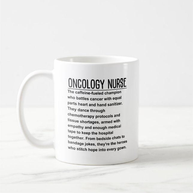 Taza De Café Oncología Nurse (Izquierda)