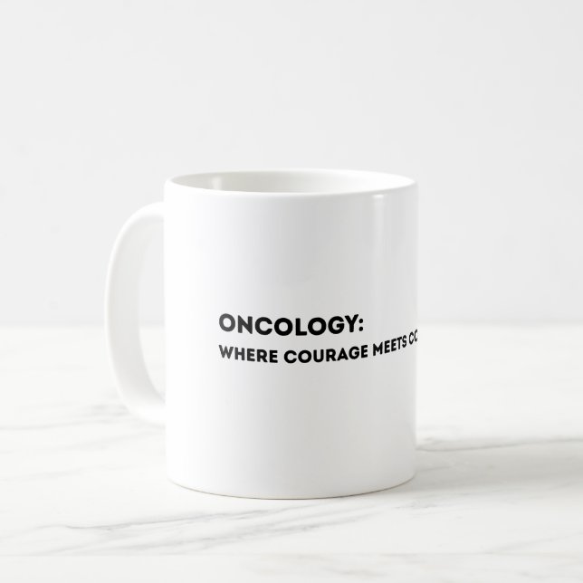 Taza De Café Oncology Definition Card – Thank You Oncologist  (Anverso izquierdo)