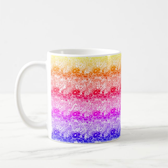 Taza De Café Onda arcoiris (Izquierda)