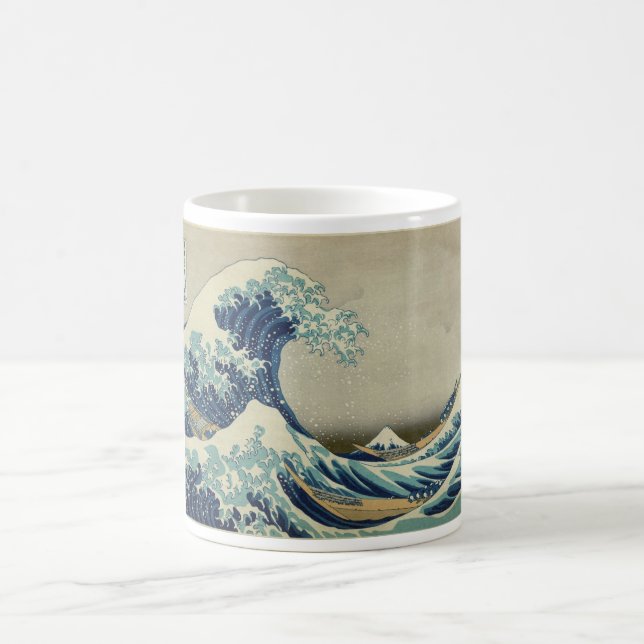 Taza De Café Onda de Kanagawa de Katsushika Hokusai (Centro)