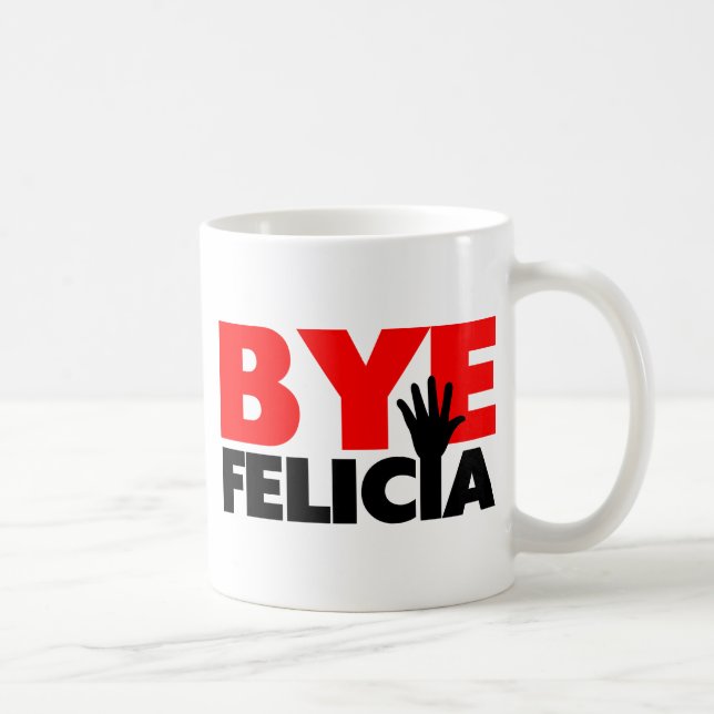 Taza De Café Onda de la mano de Felicia del adiós (Derecha)