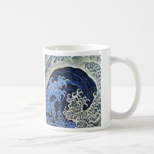 Taza De Café Onda femenina, Hokusai