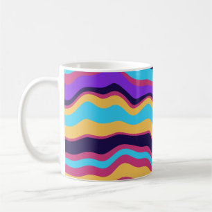 Taza De Café Ondas abstractas