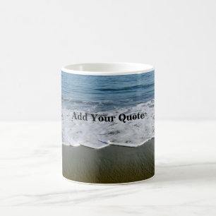Taza De Café Ondas con cita Personalizado