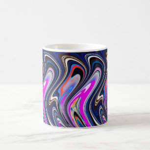 Taza De Café ondas de Guay fluyendo