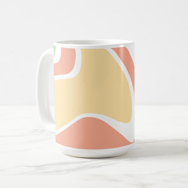 Taza De Café Ondas de rizado líquido (Anverso izquierdo)