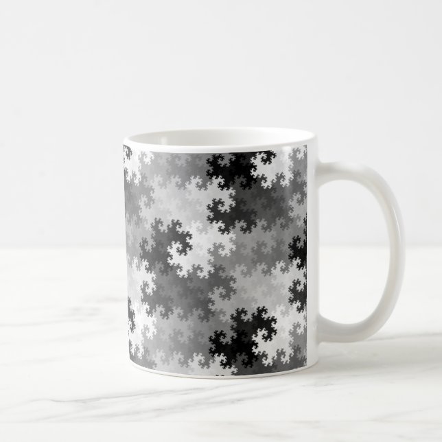 Taza De Café Ondas del gris (Derecha)