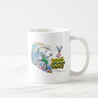Taza De Café Ondas del robo de la primavera de Durante