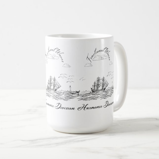 Taza De Café Ondas fraccionarias (Anverso derecho)