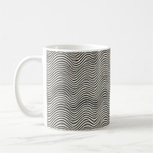 Taza De Café Ondas minimalistas café Mug