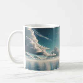Taza De Café Ondas oceánicas celestes Gift Mug - Sky, Sea Gift
